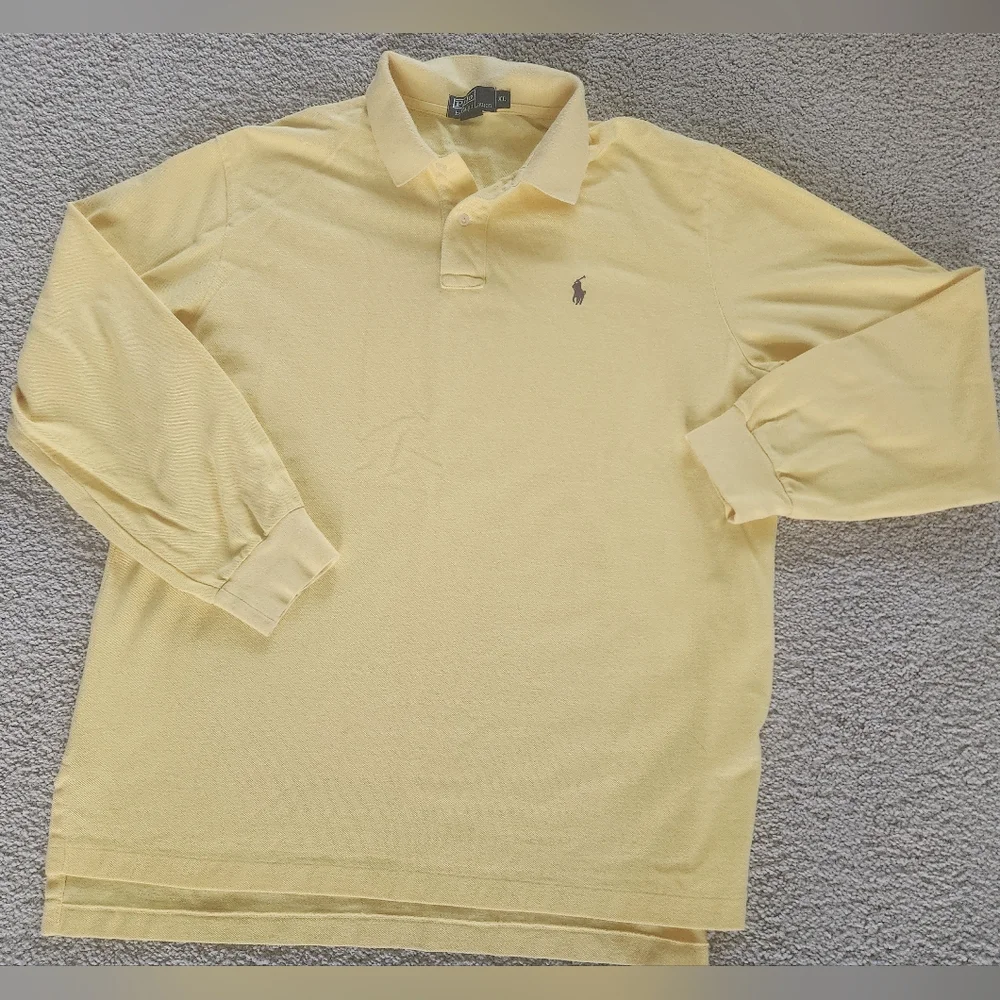 Men's Polo Lakers Colors Long Sleeve‎ XL